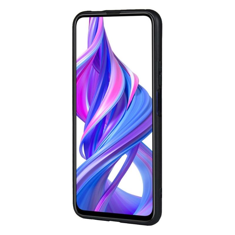 Coque Honor 9X Pro Effet Cuir Porte Cartes