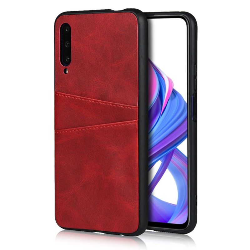 Coque Honor 9X Pro Effet Cuir Porte Cartes