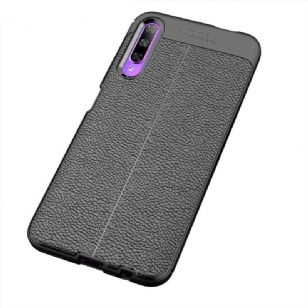 Coque Honor 9X Pro Gel Finition Simili Cuir