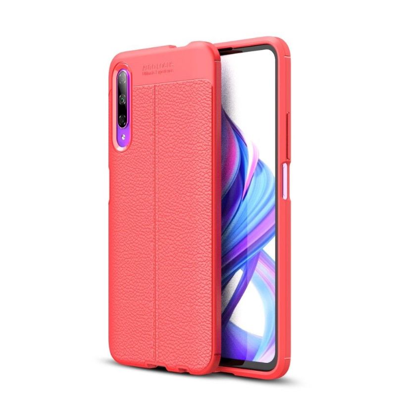 Coque Honor 9X Pro Gel Finition Simili Cuir