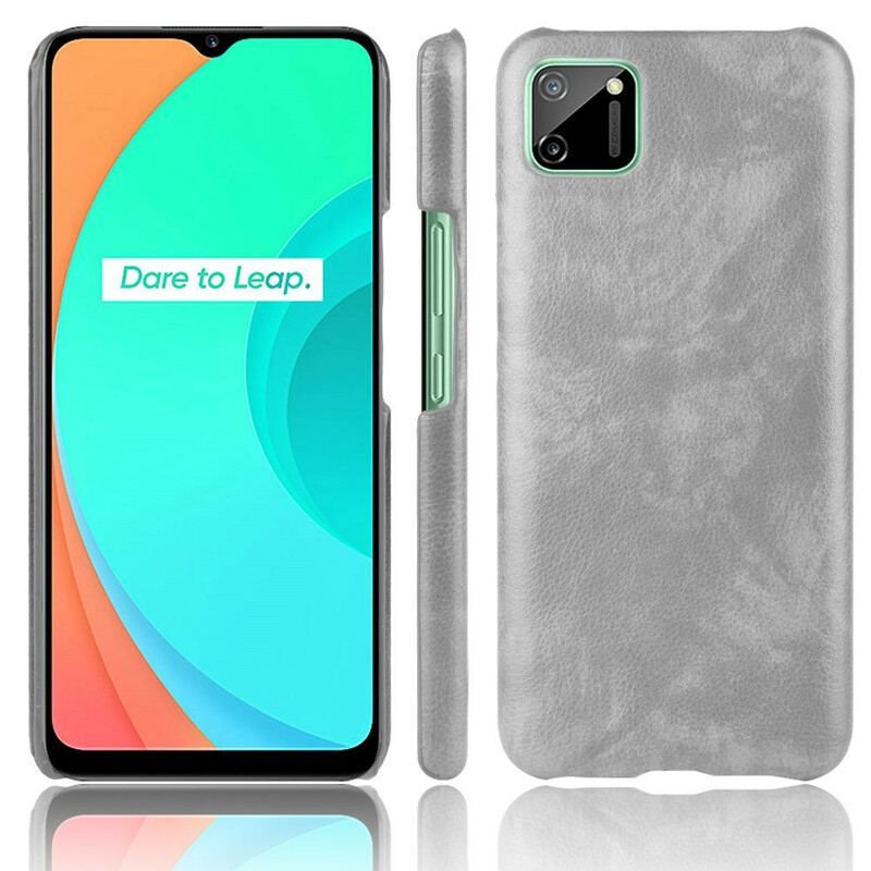 Coque Realme C11 Effet Cuir Litchi Performance