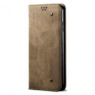 Flip Cover Realme C11 Simili Cuir Texture Jeans