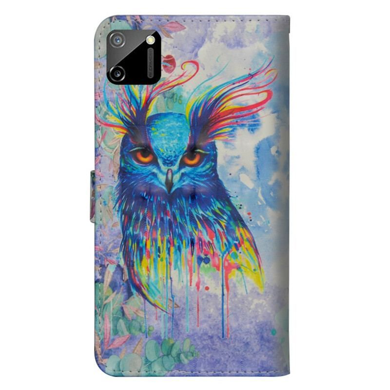 Housse Realme C11 Oiseau Aquarelle