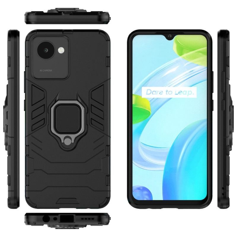 Coque Realme C30 Anneau-Support