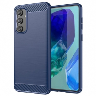 Coque Samsung Galaxy M55 5G Fibre Carbone Brossée