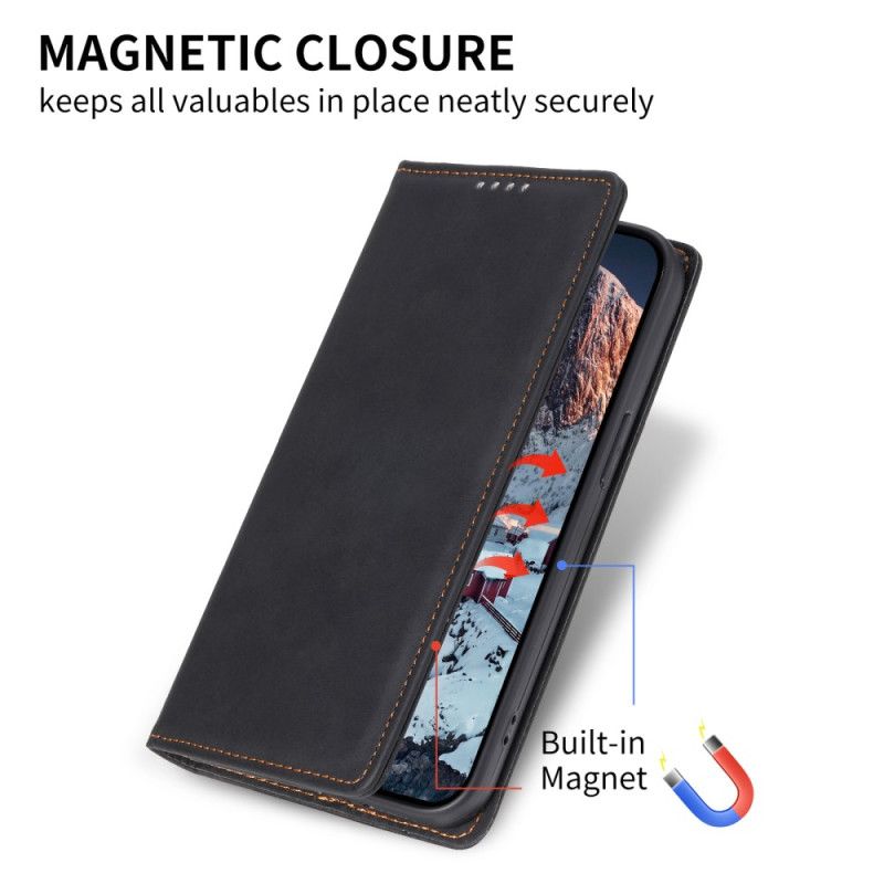 Flip Cover Samsung Galaxy M55 5G Blocage RFID et Fermeture Magnétique