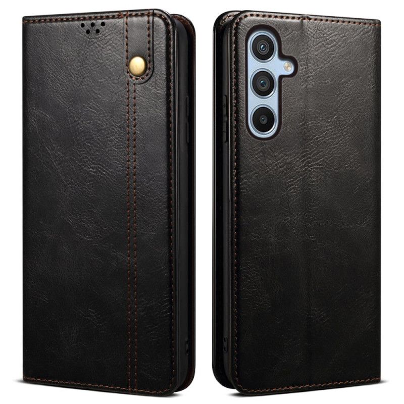 Flip Cover Samsung Galaxy M55 5G Simili Cuir Ciré