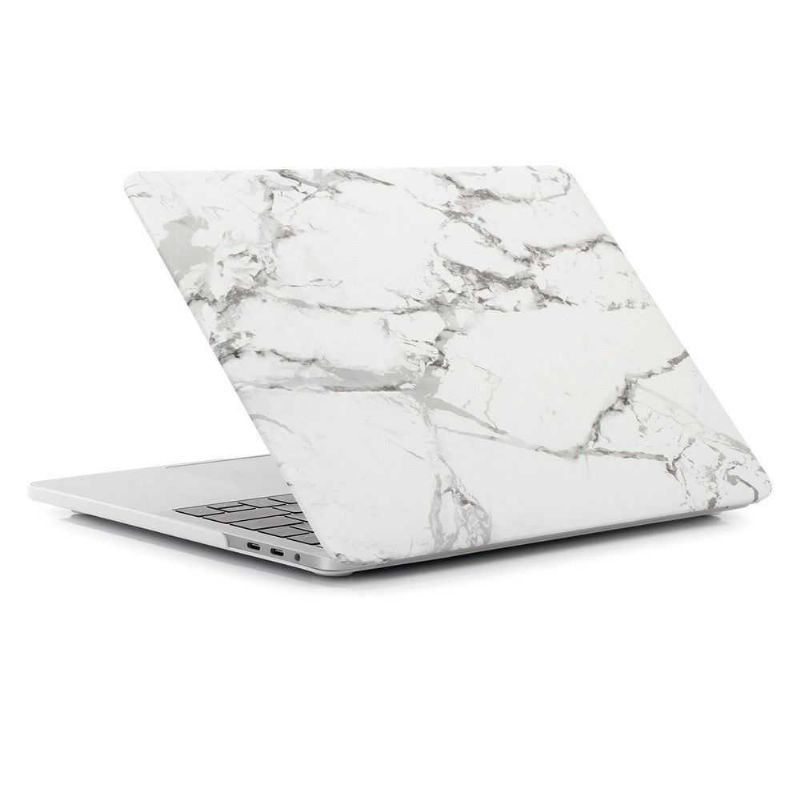 Coque MacBook Pro 15 / Touch Bar Marbre - Blanc