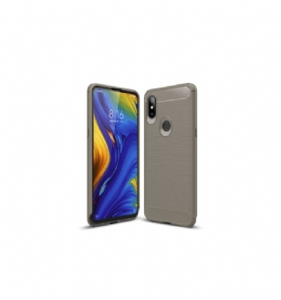 Xiaomi Mi Mix 3 - Coque gel brossé carbone