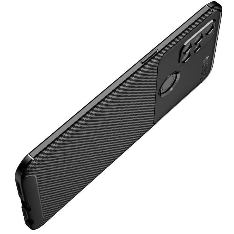 Coque OnePlus Nord N10 5G effet fibre de carbone