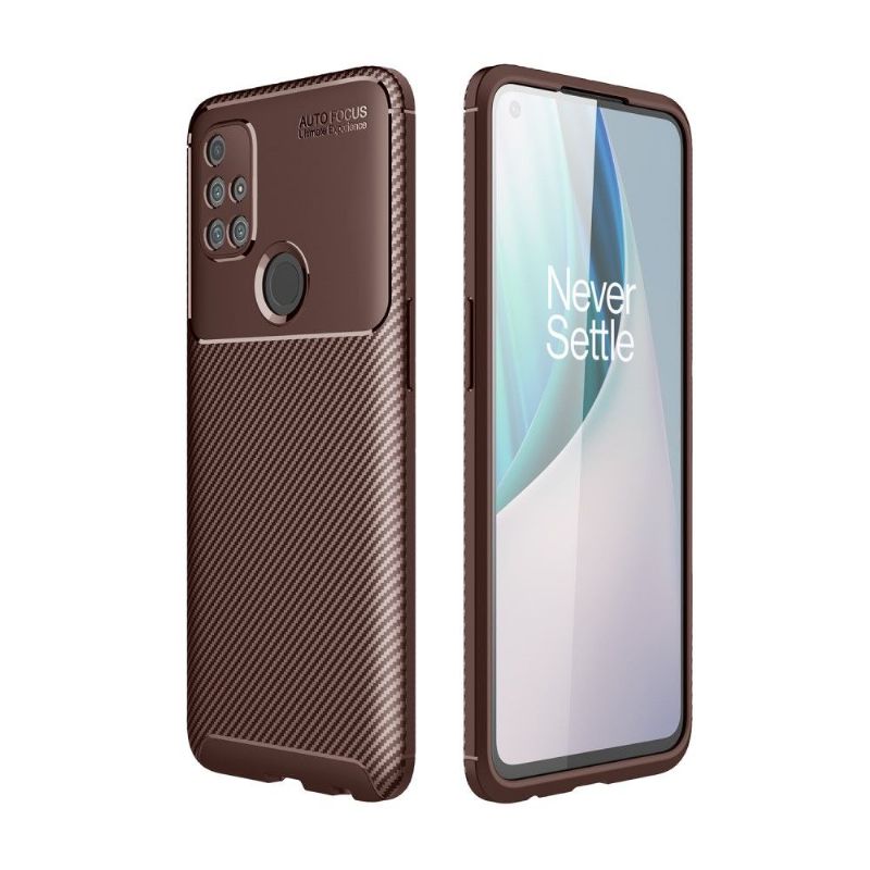 Coque OnePlus Nord N10 5G effet fibre de carbone