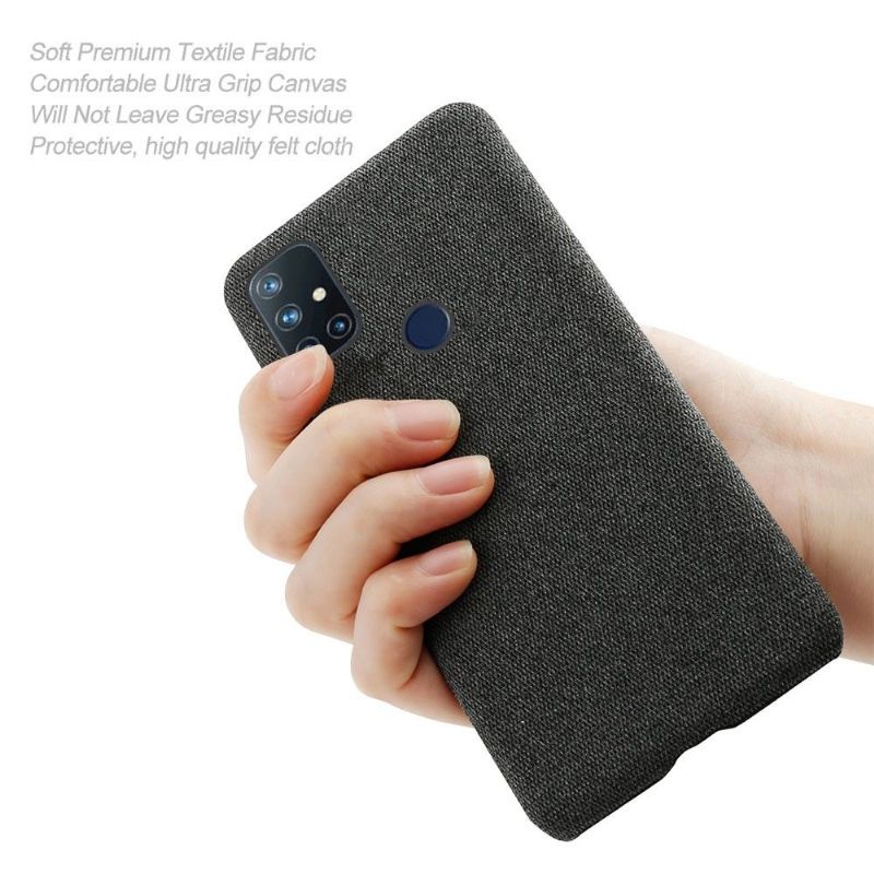 Coque OnePlus Nord N10 revêtement tissu