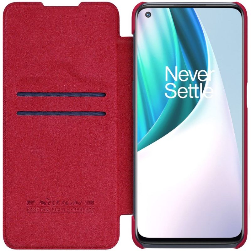 Housse OnePlus Nord N10 Qin Series Effet Cuir