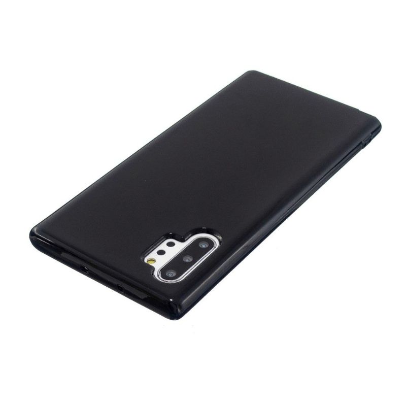 Coque Samsung Galaxy Note 10 Plus Flexible Glossy - Noir