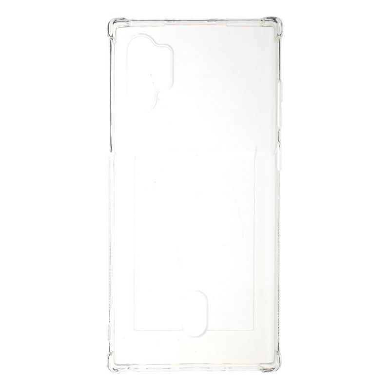 Coque Samsung Galaxy Note 10 Plus Transparente Porte Carte