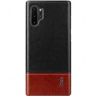 Samsung Galaxy Note 10 Plus - Coque imak bicolore imitation cuir