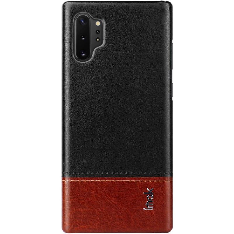 Samsung Galaxy Note 10 Plus - Coque imak bicolore imitation cuir