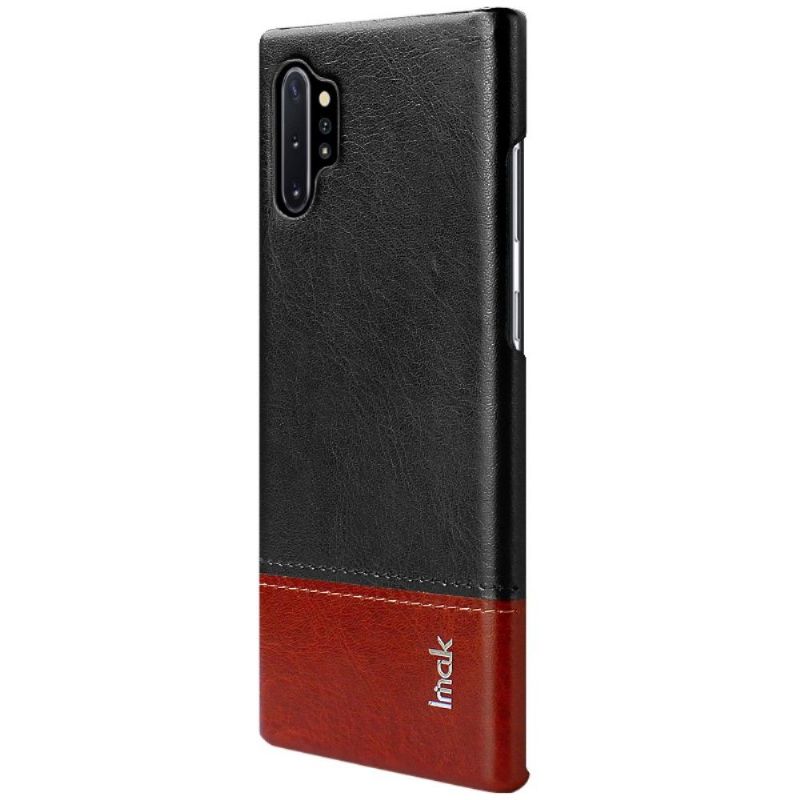 Samsung Galaxy Note 10 Plus - Coque imak bicolore imitation cuir