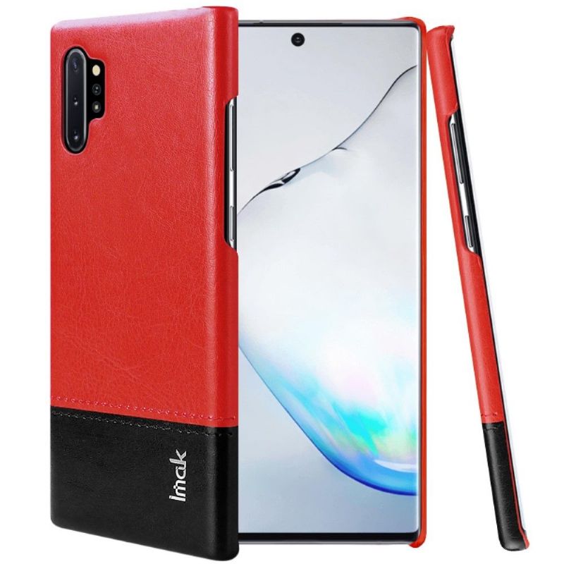 Samsung Galaxy Note 10 Plus - Coque imak bicolore imitation cuir