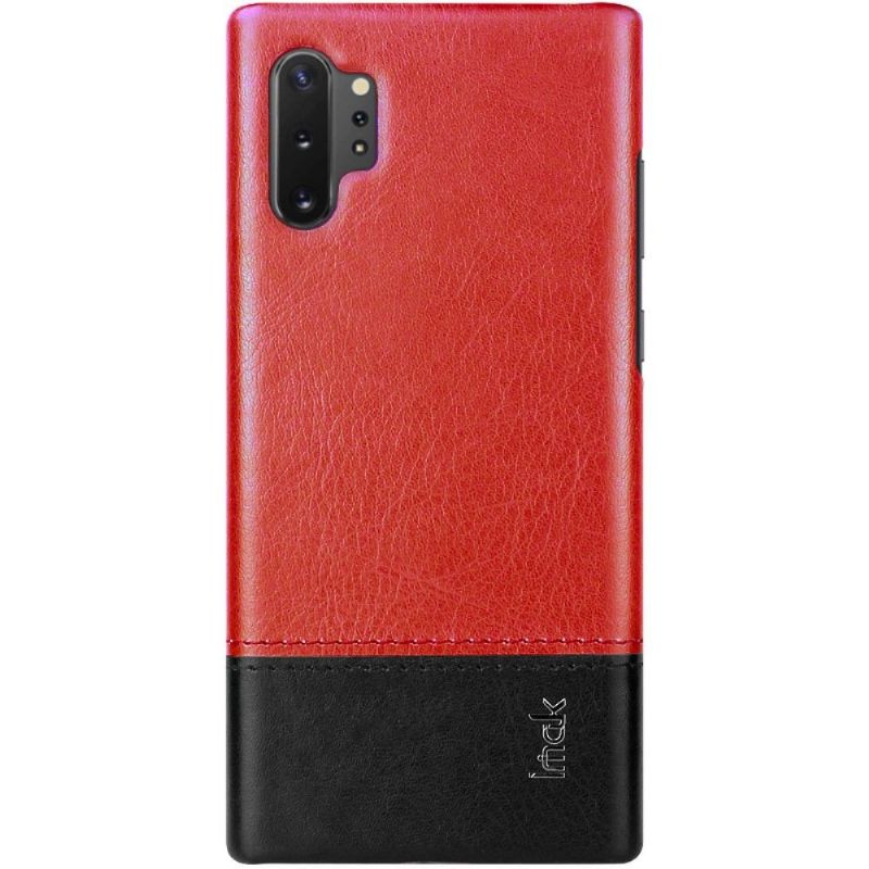 Samsung Galaxy Note 10 Plus - Coque imak bicolore imitation cuir