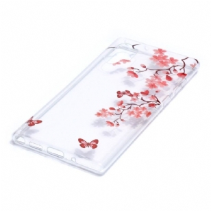 Samsung Galaxy Note 10 Plus - Coque papillons romantique