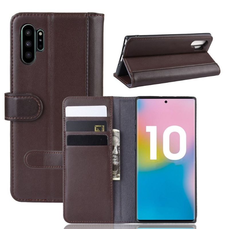 Samsung Galaxy Note 10 Plus - Housse cuir premium