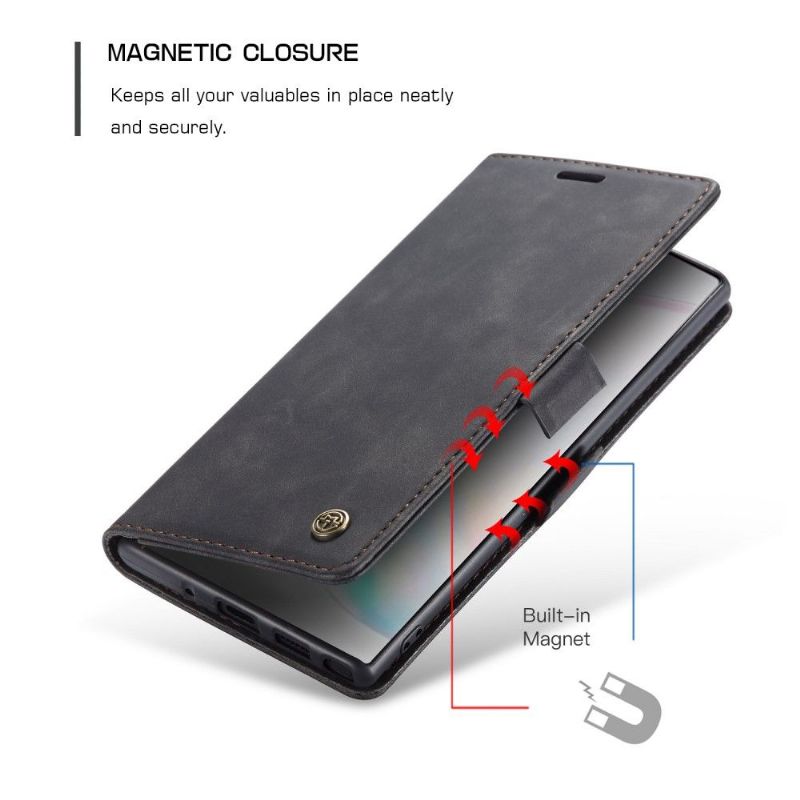 Samsung Galaxy Note 10 Plus - Housse Golias imitation cuir