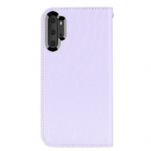 Samsung Galaxy Note 10 Plus - Housse luxury paillettes et effet croco