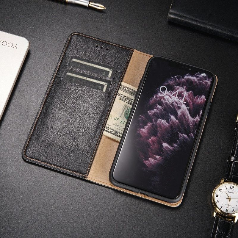 Flip cover OnePlus Nord N100 PURE simili cuir