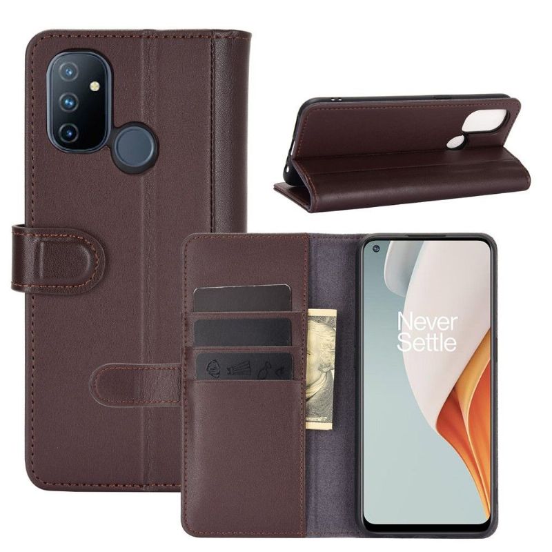 Housse OnePlus Nord N100 Cuir Premium