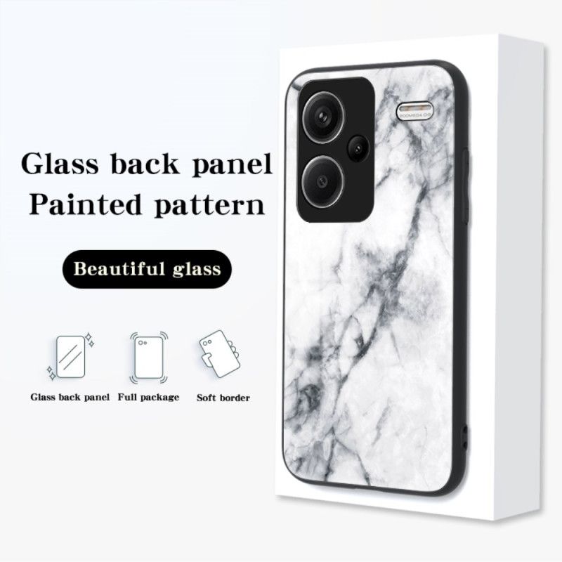 Coque Xiaomi Redmi Note 13 Pro Plus 5G Verre Trempé Marbre Blanc