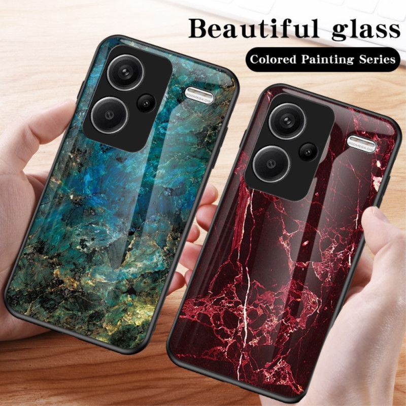 Coque Xiaomi Redmi Note 13 Pro Plus 5G Verre Trempé Marbre Noir et Doré