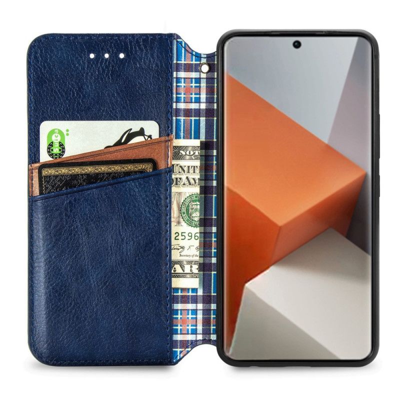 Flip Cover Xiaomi Redmi Note 13 Pro Plus 5G Vintage Motif Losange