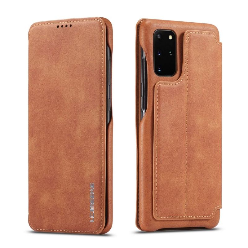 Coque avec rabat Samsung Galaxy S20 FE en simili cuir