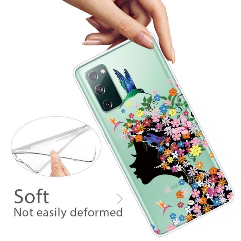 Coque Samsung Galaxy S20 FE colibri fleurs