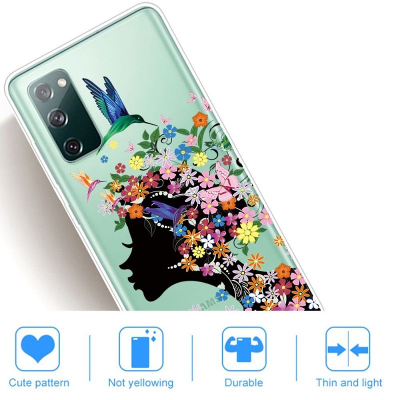 Coque Samsung Galaxy S20 FE colibri fleurs