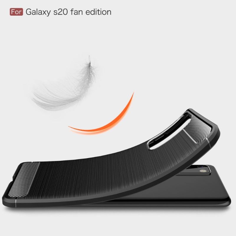 Coque Samsung Galaxy S20 FE Flexible Effet Brossé