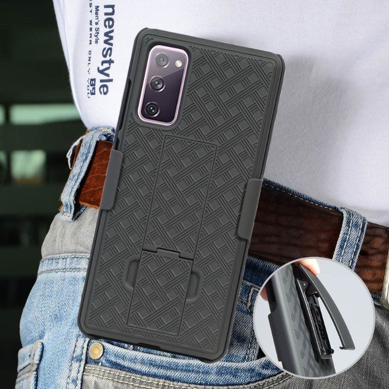 Coque Samsung Galaxy S20 FE intégrale avec clip ceinture