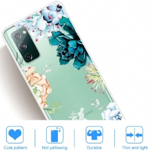 Coque Samsung Galaxy S20 FE variété de fleurs