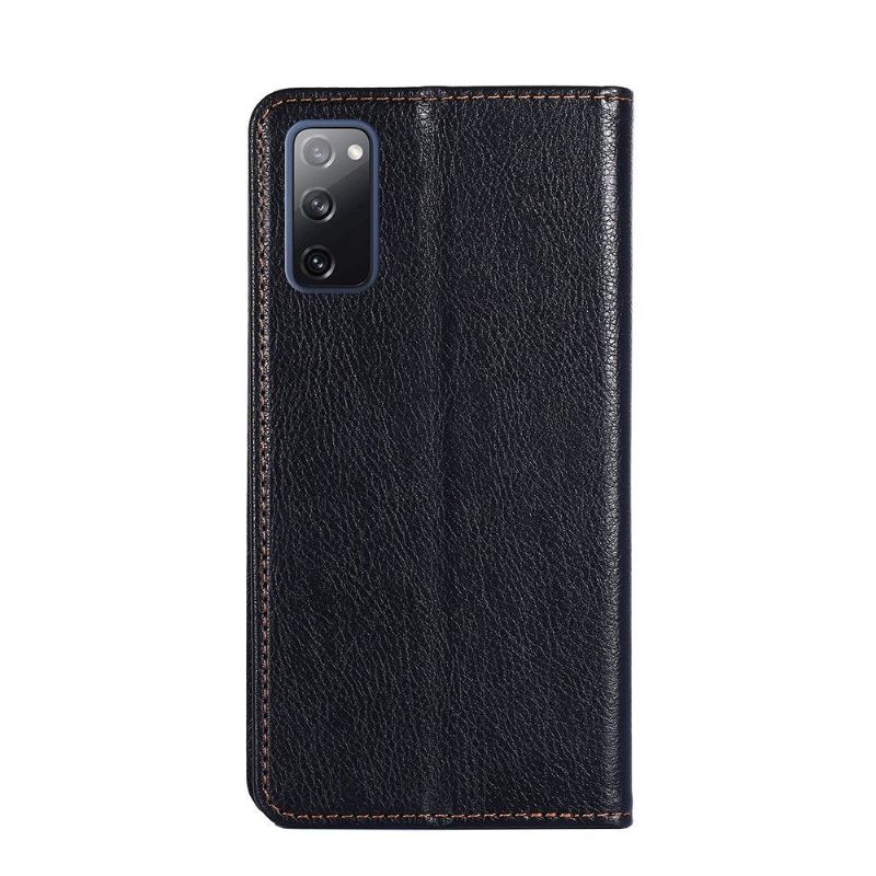 Housse Flip cover Samsung Galaxy S20 FE PURE simili cuir