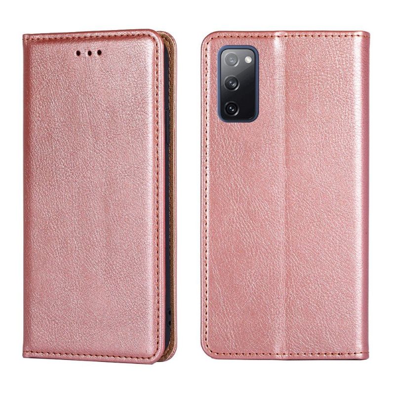 Housse Flip cover Samsung Galaxy S20 FE PURE simili cuir