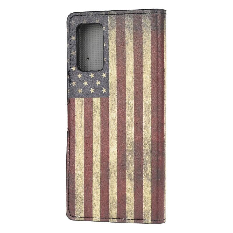 Housse Samsung Galaxy S20 FE drapeau américain vintage