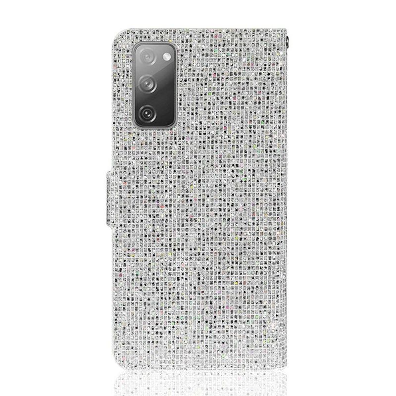 Housse Samsung Galaxy S20 FE Glitter Porte Cartes