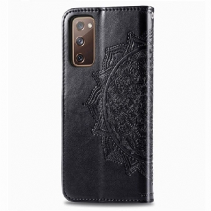 Housse Samsung Galaxy S20 FE Mandala Porte Cartes