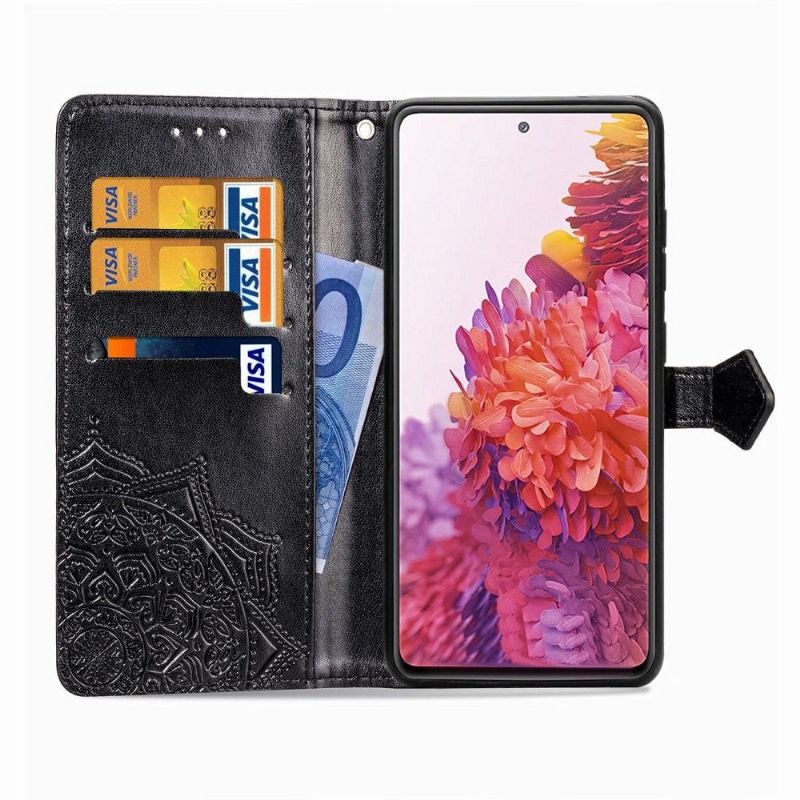 Housse Samsung Galaxy S20 FE Mandala Porte Cartes