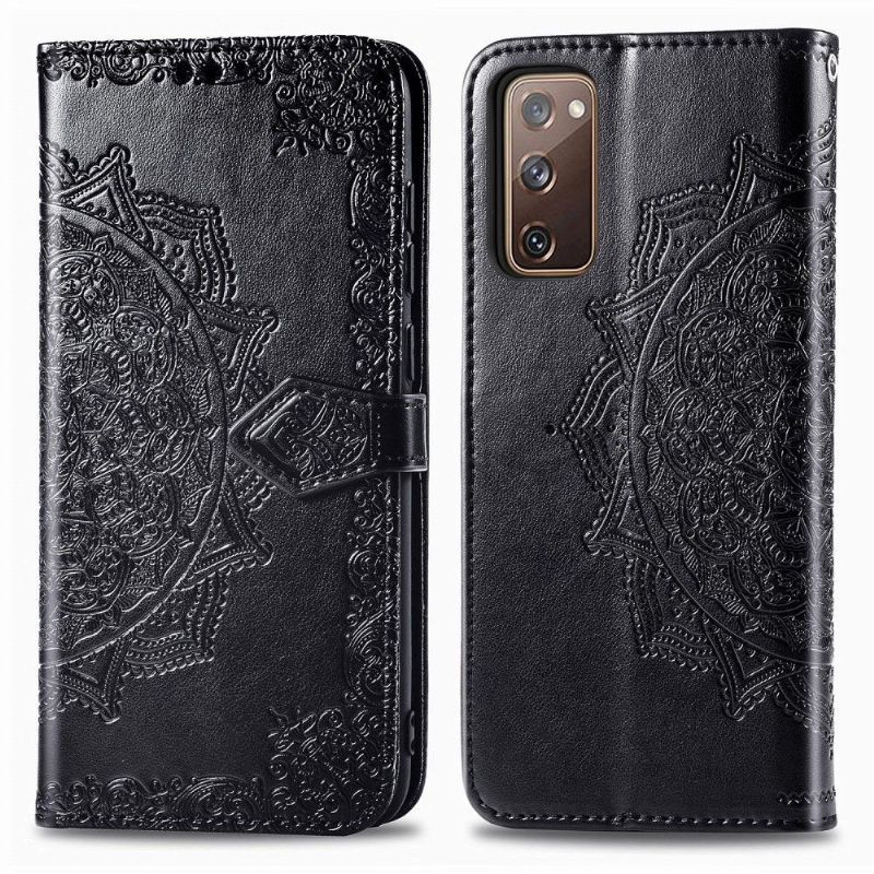 Housse Samsung Galaxy S20 FE Mandala Porte Cartes