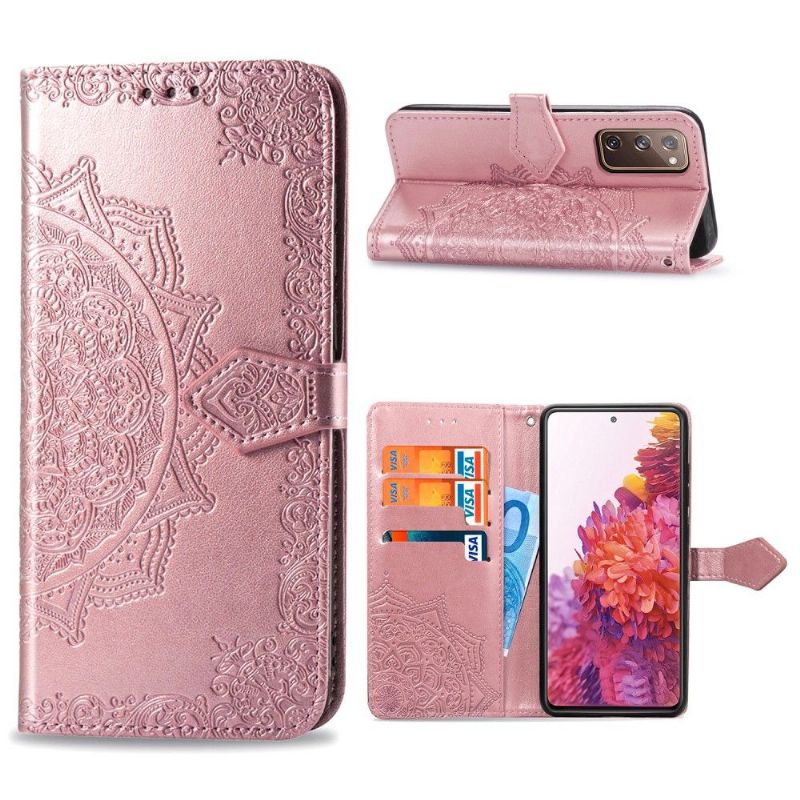 Housse Samsung Galaxy S20 FE Mandala Porte Cartes