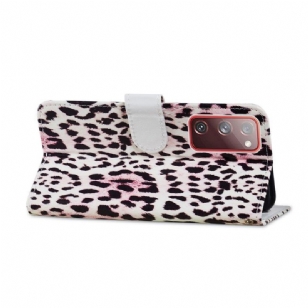 Housse Samsung Galaxy S20 FE Motif Leopard