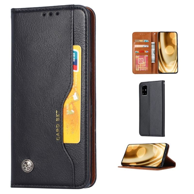 Housse Samsung Galaxy S20 FE simili cuir stand porte cartes