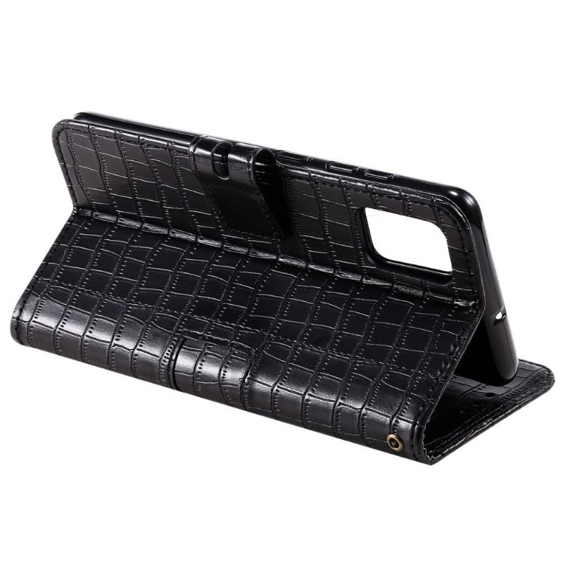 Housse Samsung Galaxy S20 FE Style Cuir Effet Croco